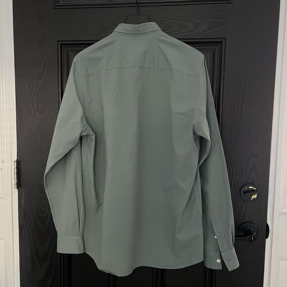 Norse Projects Mens Button Up Shirt Size L Sage Green - Picture 2 of 6